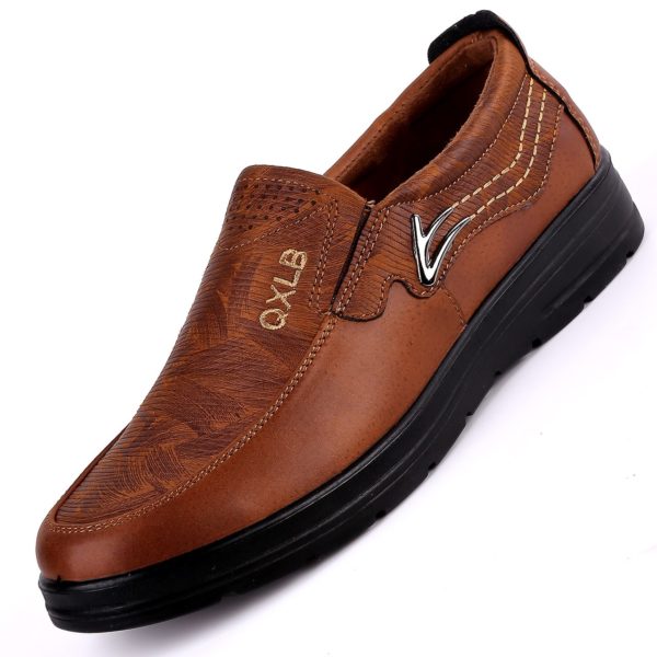 Chaussures orthopédiques pour homme en cuir 16838 8049f0