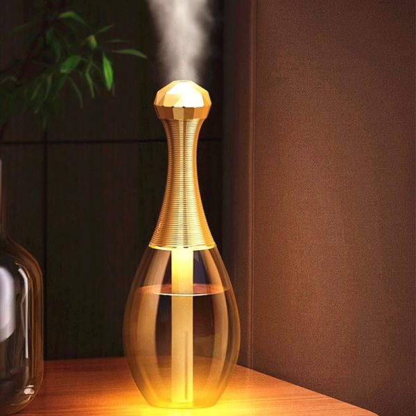 Humidificateur d'air ultrasonique forme bouteille de parfum 6643 4ae28b