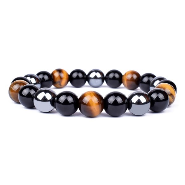 Bracelet anti-douleur en perles naturelles 8794 2d30be