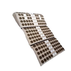 Tapis d'acupression en coton à fermeture éclair