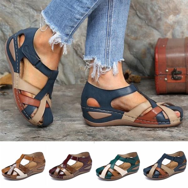 Sandale orthopédique en cuir synthétique 26353 vcaxup