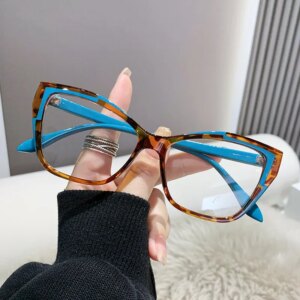 Lunettes œil de chat anti lumière bleue